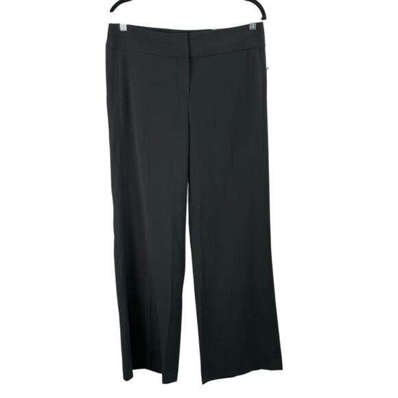 Focus 2000 Classic Fit Control Panel Straight Leg Black Dress Slacks Pant NWT 10 - Picture 1 of 13